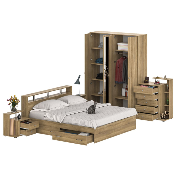 Спальные гарнитуры, Спальный гарнитур Камелия №11