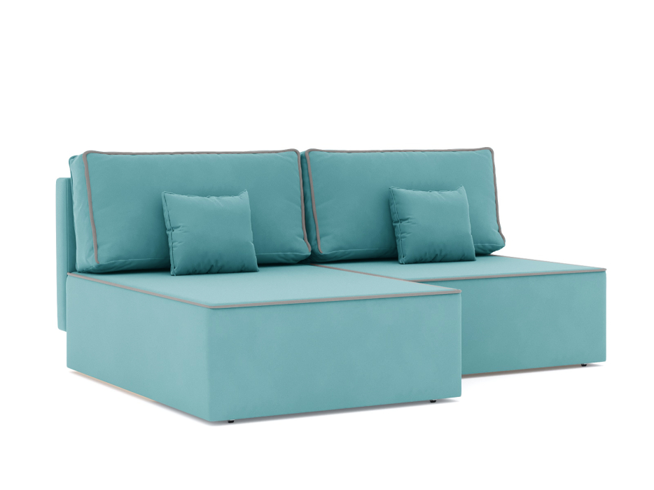 Диваны угловые в гостиную, Диван-кровать угловой еврокнижка Блюм Некст, велюр