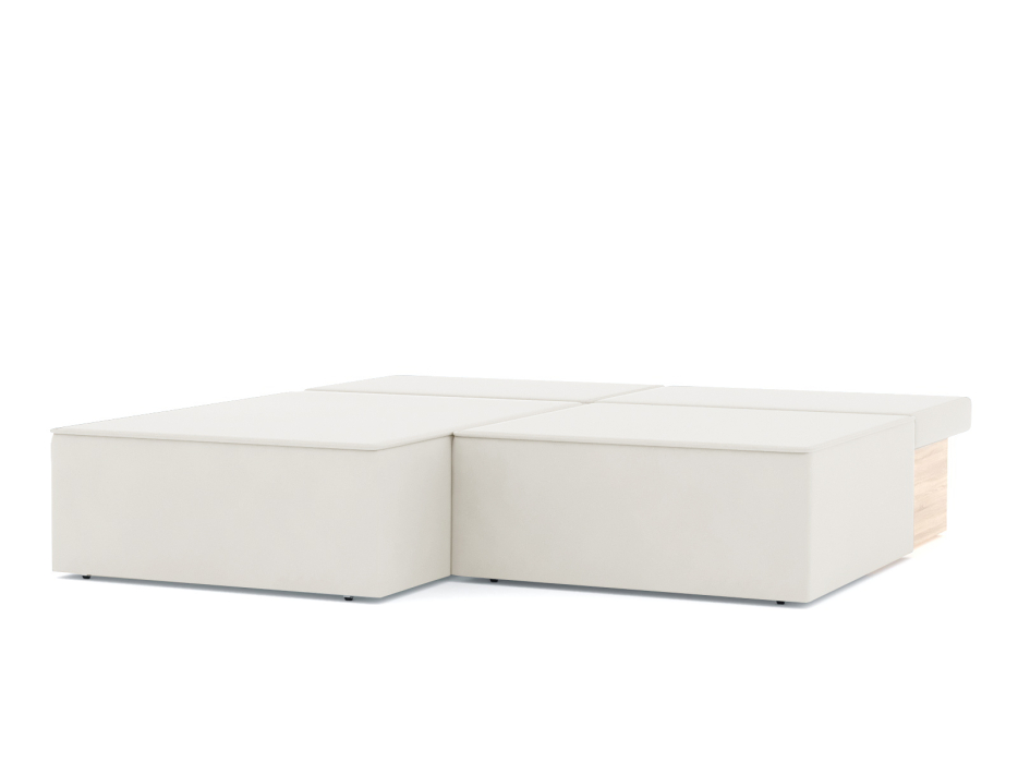 Диваны угловые в гостиную, Диван-кровать угловой еврокнижка Блюм Некст, велюр