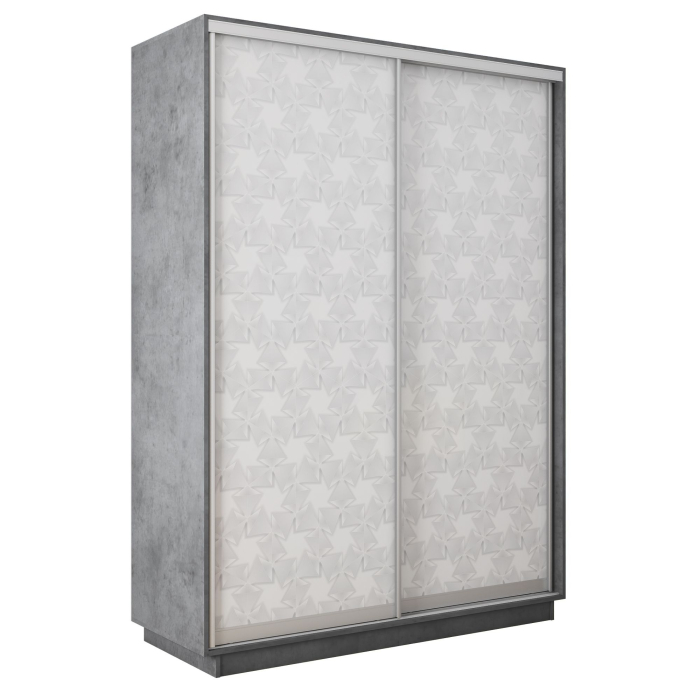 Шкафы-купе 2-х дверные, Шкаф-купе Экспресс 2-х дверный Фотопечать Калейдоскоп Стекла 120х60х240