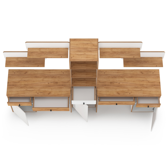 Офисная мебель, Столы для учёбы двоих детей Вуди