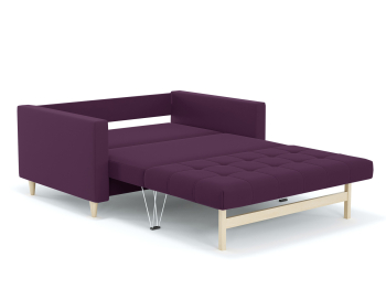 Диван-кровать еврокнижка Квадро, велюр