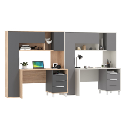 Столы рабочие для домашнего офиса для двоих детей Комфорт 12.95N