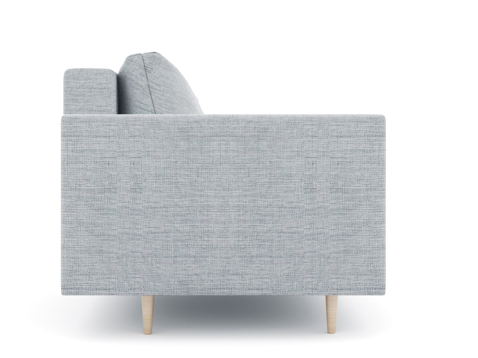 Диваны прямые кухонные, Диван прямой нераскладной Милли мини 2-х  местный с подлокотниками, рогожка