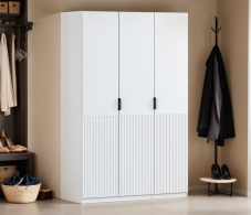 Для одежды, Шкаф трехдверный Макс 1500 мм, вариант №1 (ЛДСП/МДФ)