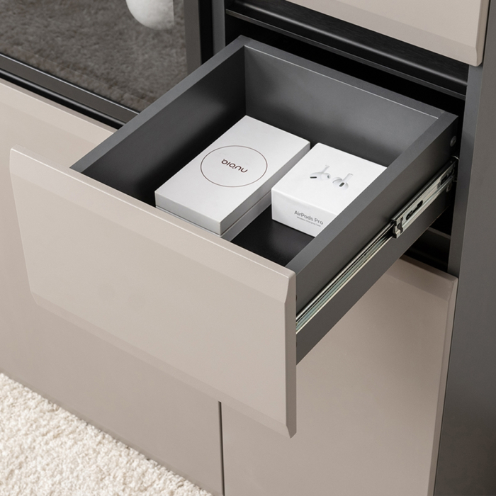 Витрины, Набор шкафов Сидней - шкаф с ящиком и шкаф-витрин