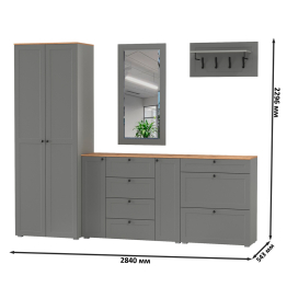 Модульная прихожая Остин № 59