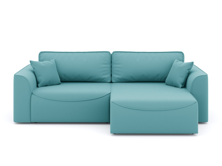 Диваны угловые в гостиную, Диван-кровать угловой Рафаэль еврокнижка НПБ, велюр