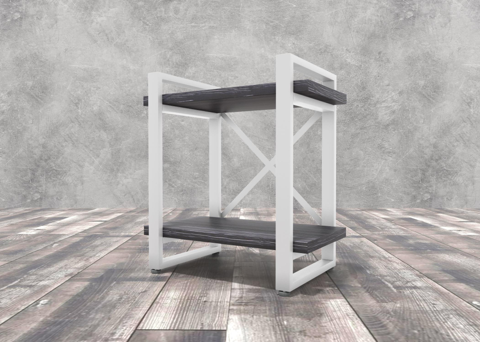 Прикроватные тумбы, Тумба прикроватная Айсберг Лофт 40 белый