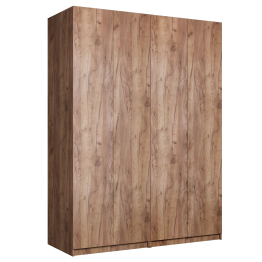 Распашной шкаф Локер 800+800 (Гармошка с системой Push to Move/Левый) с полками слева