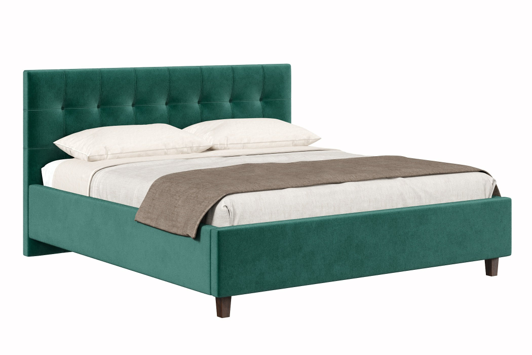 Мягкая кровать, Кровать Турин 1800, велюр