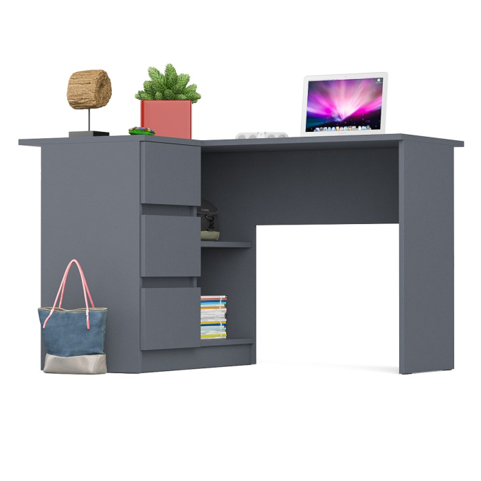 Детские столы, Угловой компьютерный стол Мори МС-16 левый