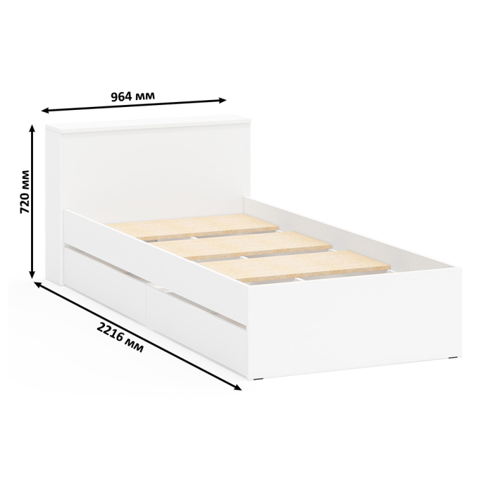 Спальные гарнитуры, Стол косметический с подсветкой 110 с кроватью с выдвижными ящиками Ксения 900
