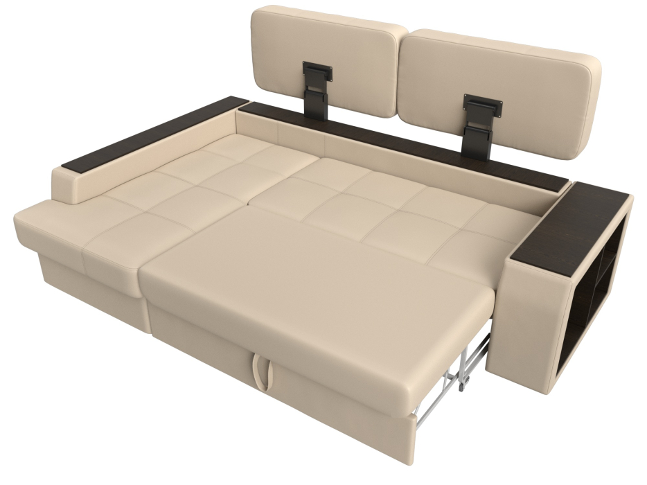 Диваны угловые в гостиную, Угловой диван Брюссель левый угол, экокожа