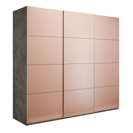 Шкаф-купе Эста 3-х дверный Стекла пудра/Доводчик 270х66х240