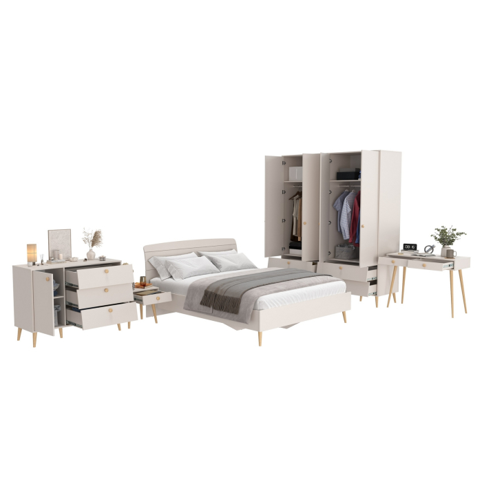 Спальные гарнитуры, Стильная современная спальня Афина 1600