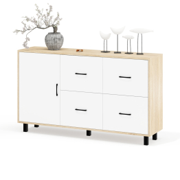 Комод-тумба 4-ре ящика и дверка РВК 125-1504