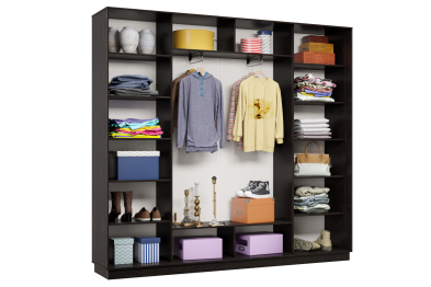 Шкаф-купе Премьер Лайт 57 (11;11;11) трехдверный