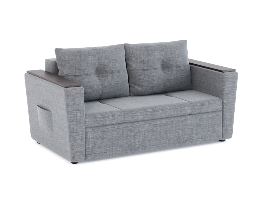 Диваны еврокнижки, Диван-кровать Дубай Майами еврокнижка-трехсекционная, рогожка