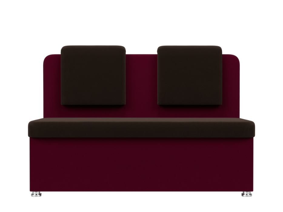 Диваны прямые кухонные, Диван кухонный прямой Маккон 2-х местный, микровельвет