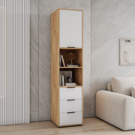 Шкафы одностворчатые, Пенал Оптима ОП-03