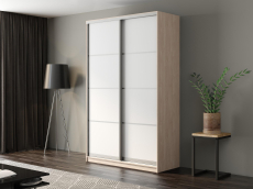 Шкафы-купе, Шкаф-купе Айсберг 150 ШАМОНИ СВЕТЛЫЙ (белый/глухой)