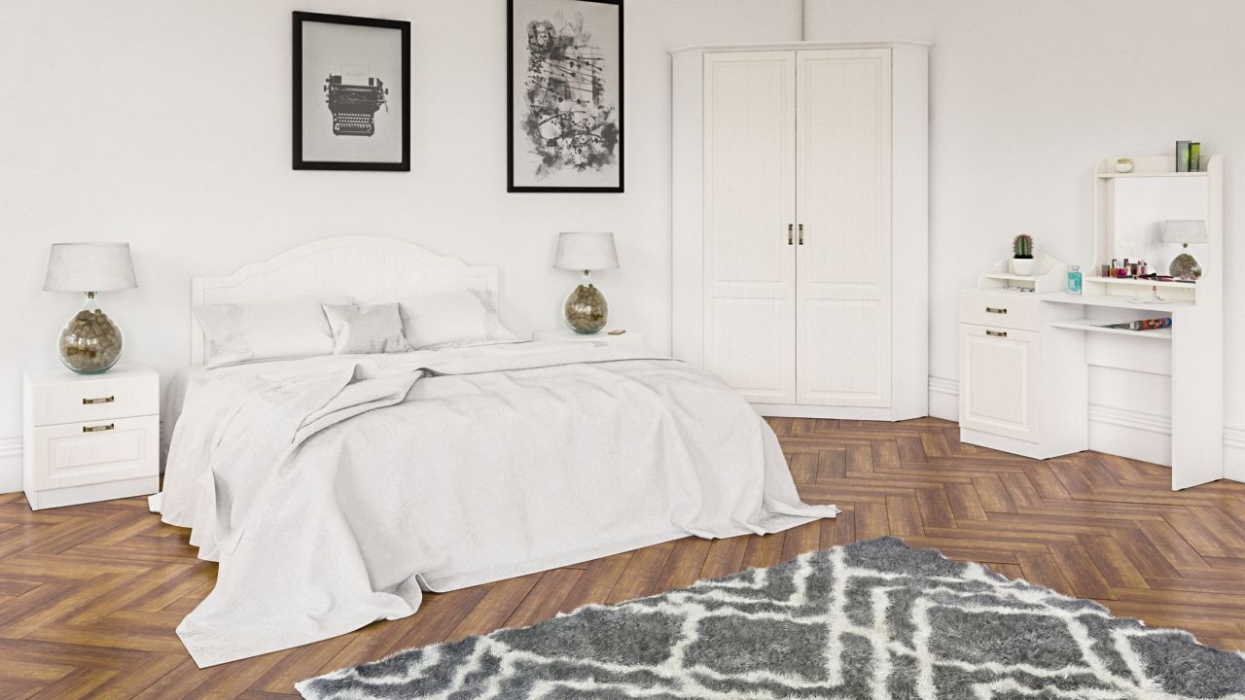 Модульные cпальни, Гарнитур спальный Ливерпуль № 3