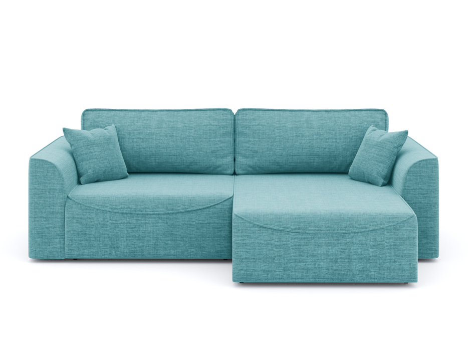 Диваны угловые в гостиную, Диван-кровать угловой Рафаэль еврокнижка НПБ, рогожка