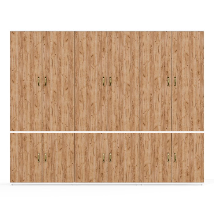 Шкафы распашные, Набор бельевых шкафов Лидер-8 20Б три штуки