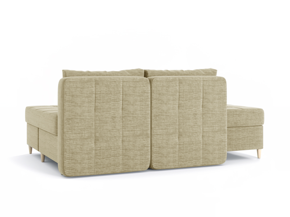 Диваны угловые в гостиную, Диван-кровать угловой Оливер 2 еврокнижка-трансформер, рогожка