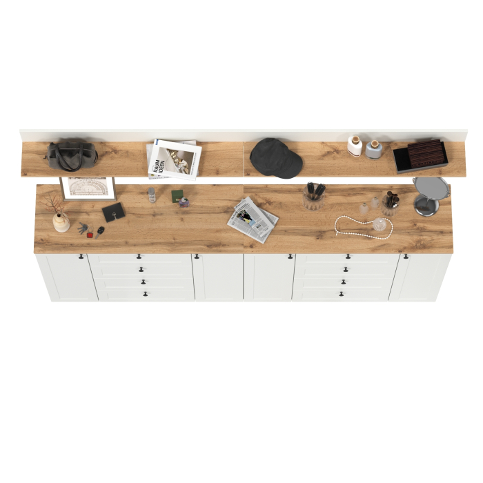 Прихожие, Комплект мебели Остин из двух комодов 16.221 и открытых полок