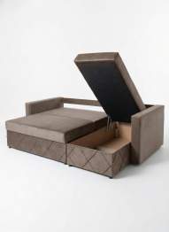 Диван угловой Стелла 140, велюр