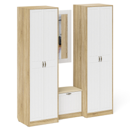 Прихожая П-6 компоновка № 8 МДФ фрезеровка прованс