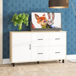 Комод-тумба 4-ре ящика и дверка РВК 125-1504