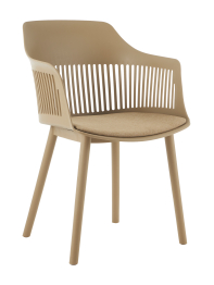 Стул Betty пластиковый с подушкой