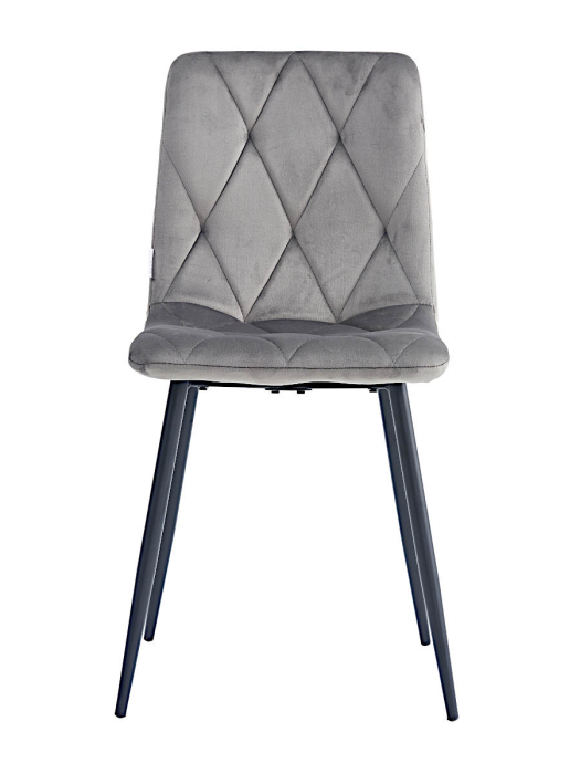 Стулья, Стул мягкий DC213 велюр каркас металл черный КРУГЛЫЙ