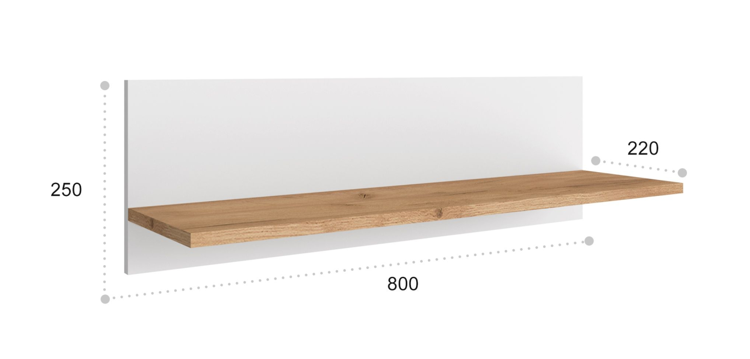 Настенные полки, Полка Ирма ИР-20