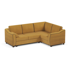 Диваны угловые в гостиную, Диван-кровать угловой Френсис еврокнижка, велюр