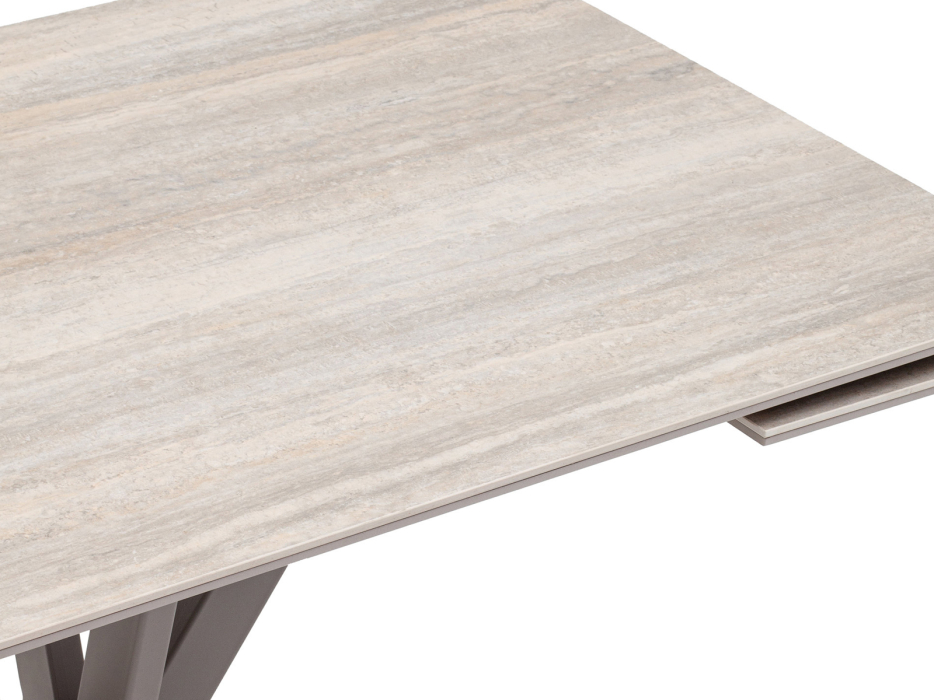 Обеденные столы, Стол обеденный STOOL GROUP Marmer 120-180/80/76 столешница МДФ16/керамика