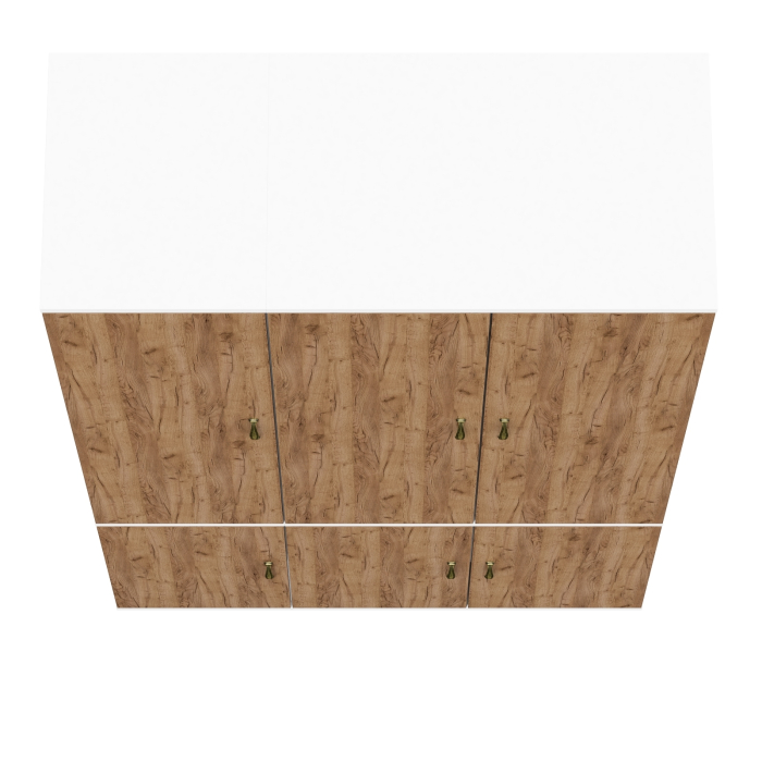 Для одежды, Глубокий шкаф платяной и пенал для одежды Лидер-8