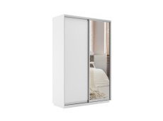 Шкафы-купе 2-х дверные, Шкаф-купе Экспресс Медиум дуо 2400 x 1400 x 450