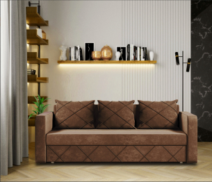 Диван-кровать  Стелла, велюр 140