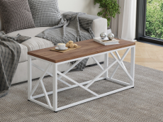 Журнальные столики, Журнальный стол  Айсберг Лофт 04  белый