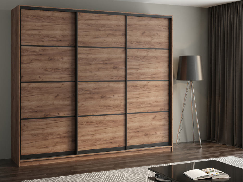 Шкафы-купе, Шкаф купе 3-х дверный АЙСБЕРГ ЛОФТ 250 