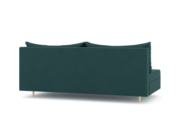 Диван-кровать еврокнижка Смайл без подлокотников, велюр