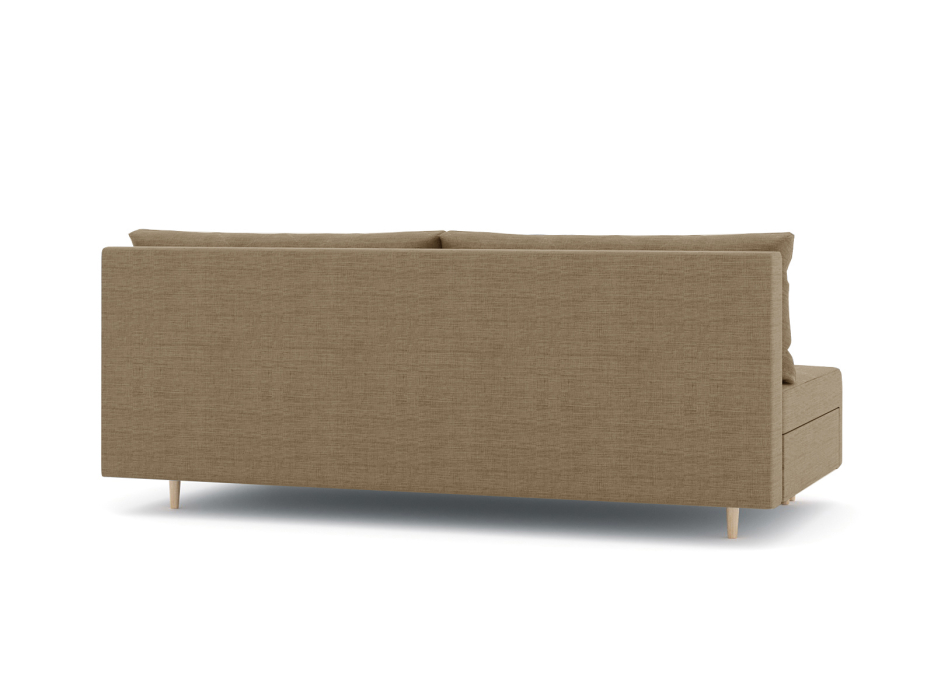 Диваны еврокнижки, Диван-кровать Милли без подлокотников, рогожка Люкс