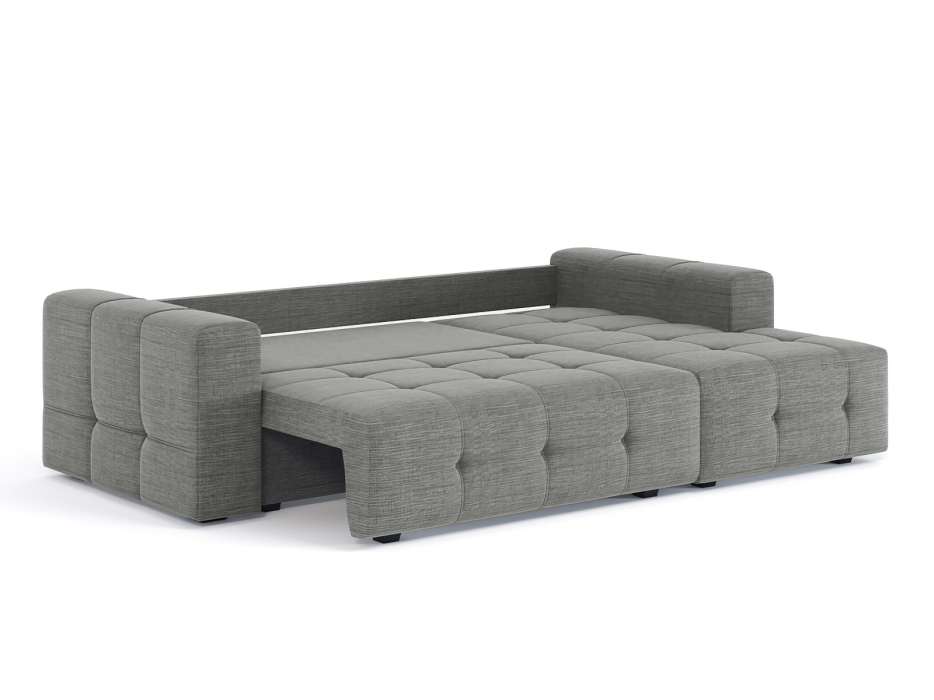 Диваны угловые в гостиную, Диван-кровать угловой Прадо, еврокнижка, рогожка Люкс