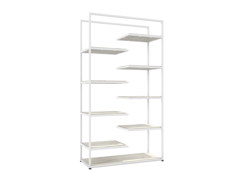 Открытые, Стеллаж Айсберг Лофт Видар Белый
