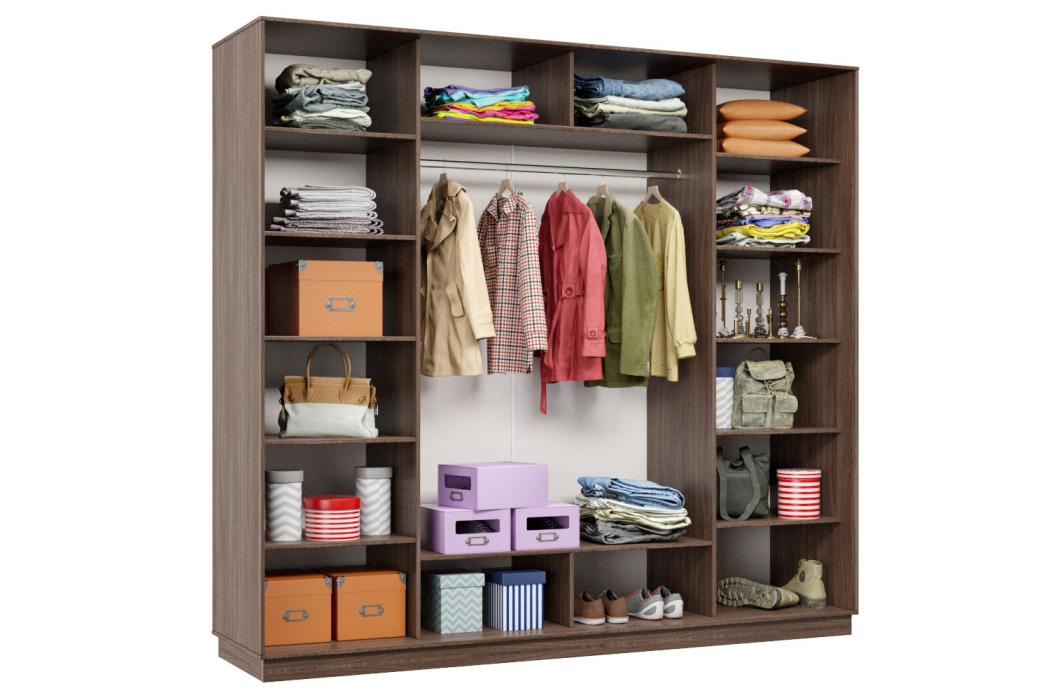 Шкафы-купе, Шкаф-купе Премьер 60 (16;16;16) трёхдверный