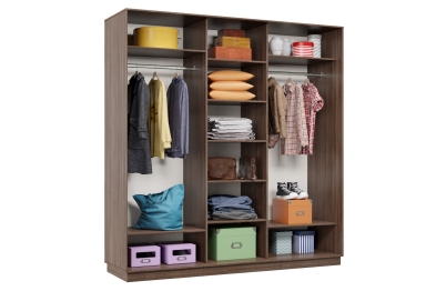 Шкаф-купе Премьер 42 (14;14;14) трёхдверный